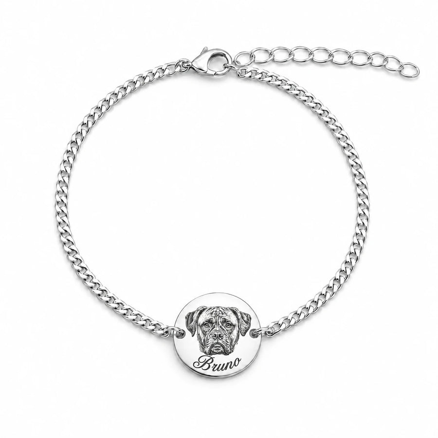 Geschichte hinter dem Haustier Porträt Armband