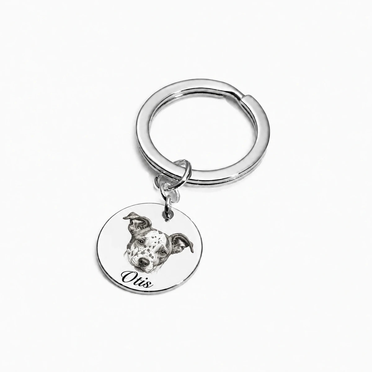 Personalisierter Schmuck mit detailreicher Tierporträt-Etching-Gravur