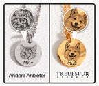 Comparison of engraving quality between other brands and Treuespur
