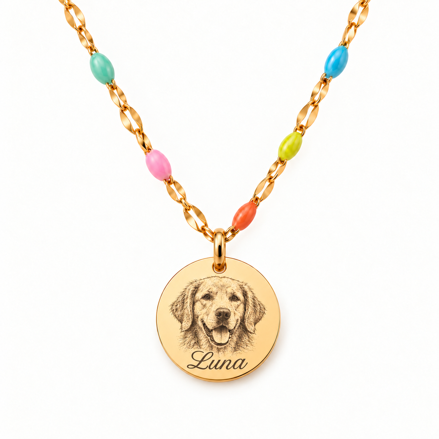 Rainbow Bridge Memorial Necklace