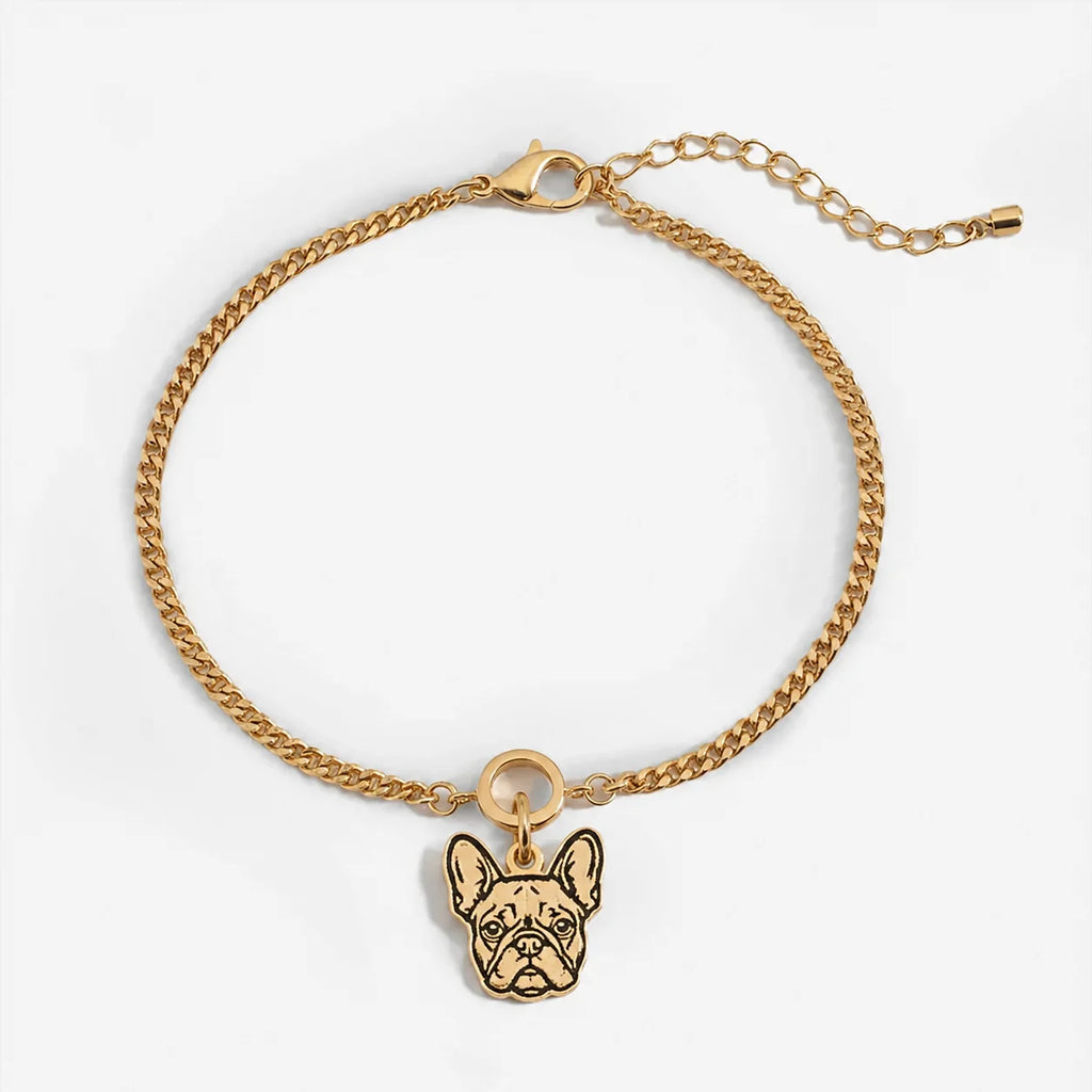 Custom pet silhouette bracelet made from a photo – product detail 1 – Treuespur