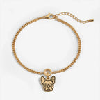 Custom pet silhouette bracelet made from a photo – product detail 1 – Treuespur