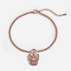 Custom pet silhouette bracelet made from a photo – product detail 3 – Treuespur
